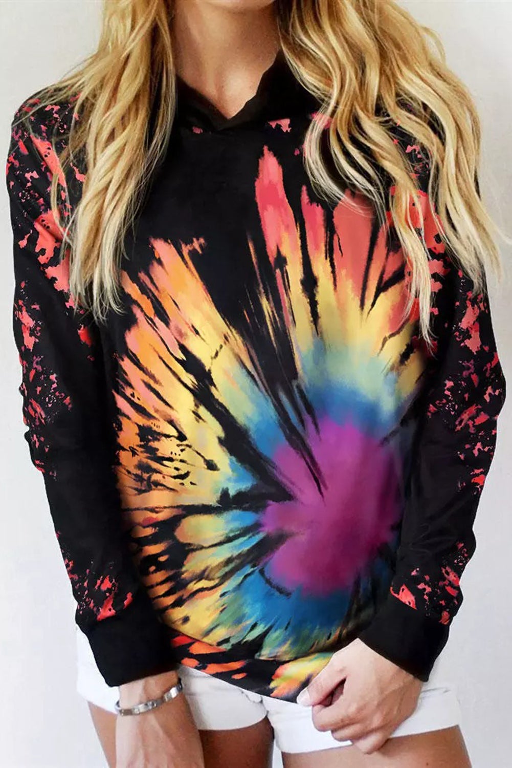Reverse dye hoodie best sale